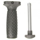 Graphite Vertical Grip, Rubber Overmolded