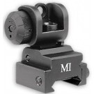 Flip Up Rear Sight For AR-15 / M4 Flat Top Upper Receivers