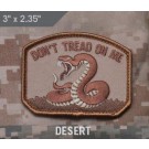 Don't Tread on Me, Patch in Desert